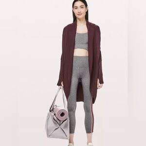 Lululemon Alo Yoga Women’s Take a Hint Gray 7/8 Tight Leggings 25” 4